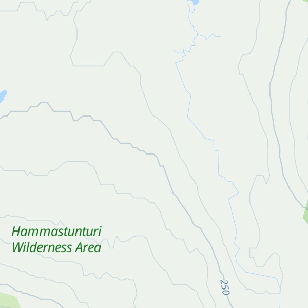 Map of Hammastunturi autiotupa