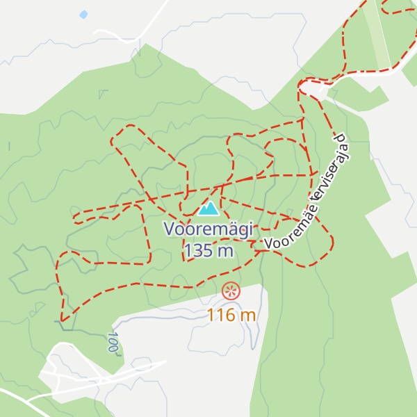 Map of Vooremägi