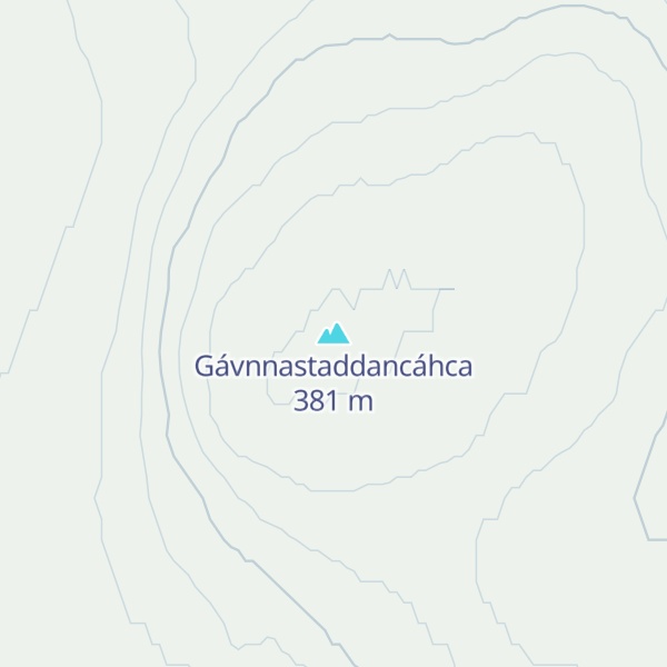 Map of Gávnnastaddancáhca
