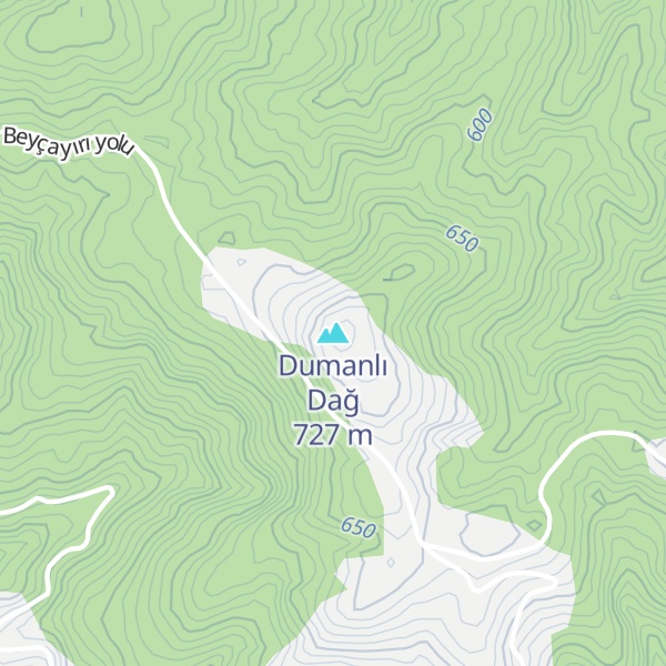 Map of Dumanlı Dağ