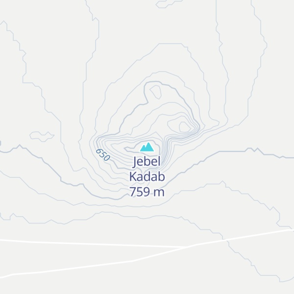 Map of Jebel Kadab