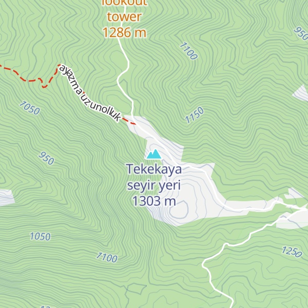 Map of Tekekaya seyir yeri