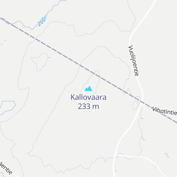 Map of Kallovaara