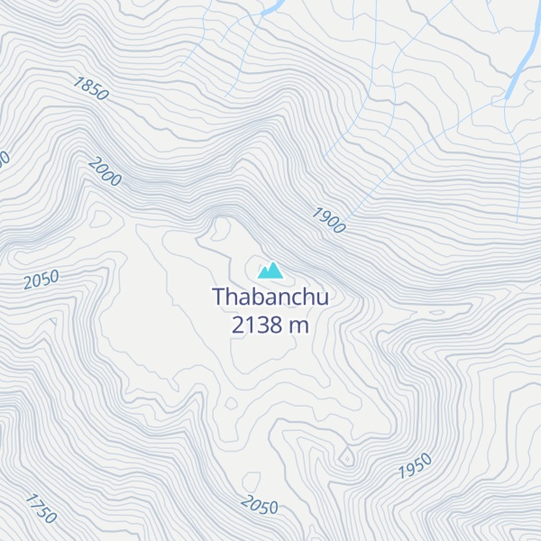 Map of Thabanchu