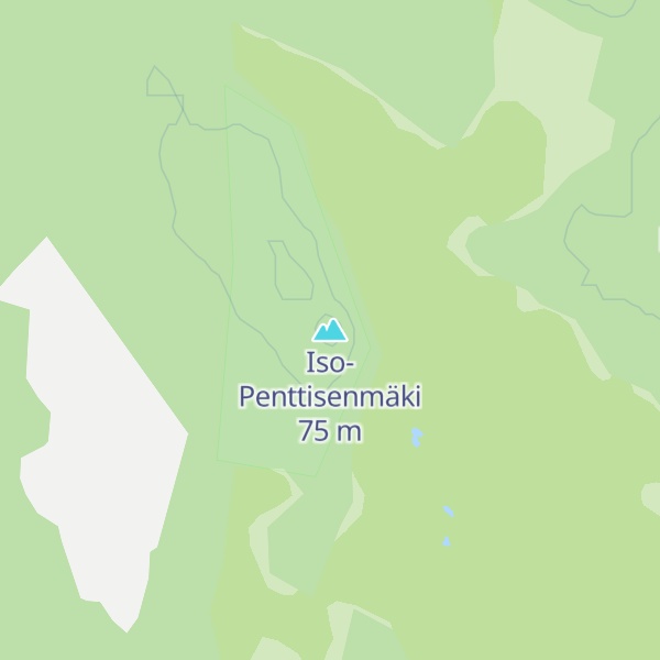 Map of Iso-Penttisenmäki