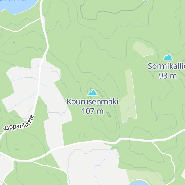 Map of Kourusenmäki