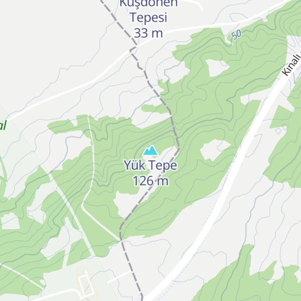 Map of Yük Tepe