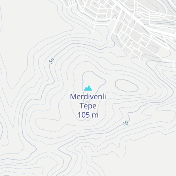 Map of Merdivenli Tepe