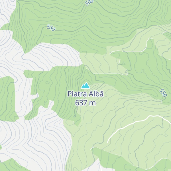Map of Piatra Albă