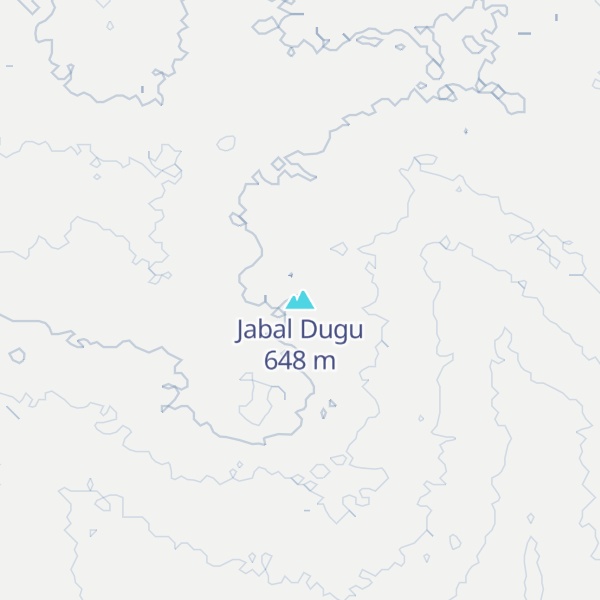 Map of Jabal Dugu