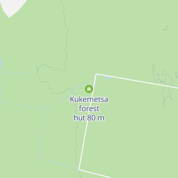 Map of Kukemetsa forest hut