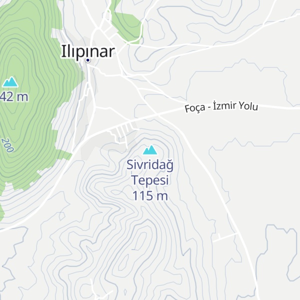Map of Sivridağ Tepesi