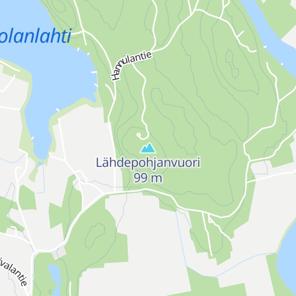 Map of Lähdepohjanvuori