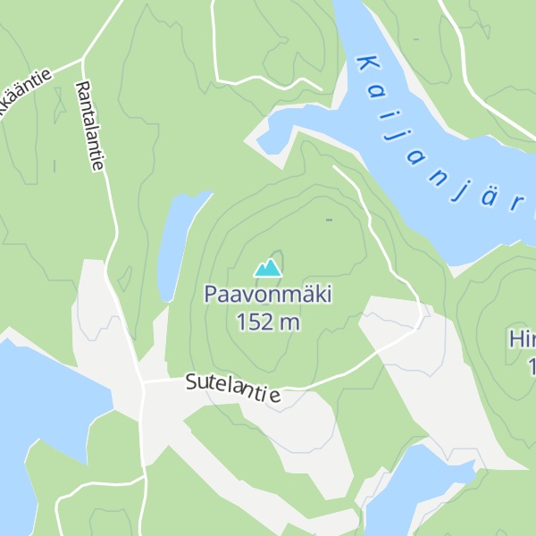 Map of Paavonmäki
