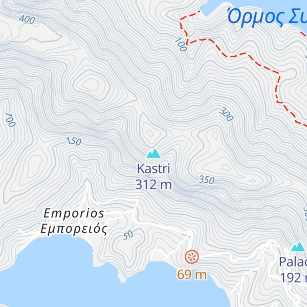 Map of Kastri