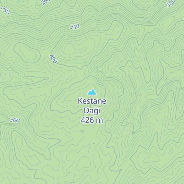 Map of Kestane Dağı
