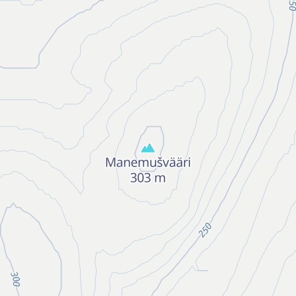 Map of Manemušvääri