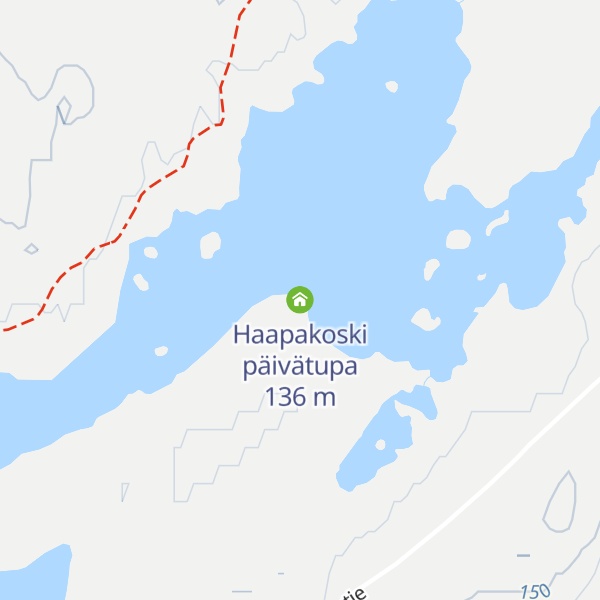 Map of Haapakoski päivätupa