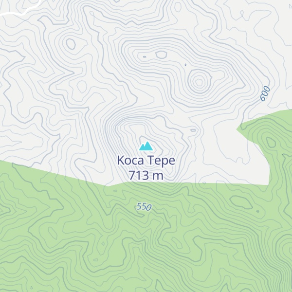 Map of Koca Tepe