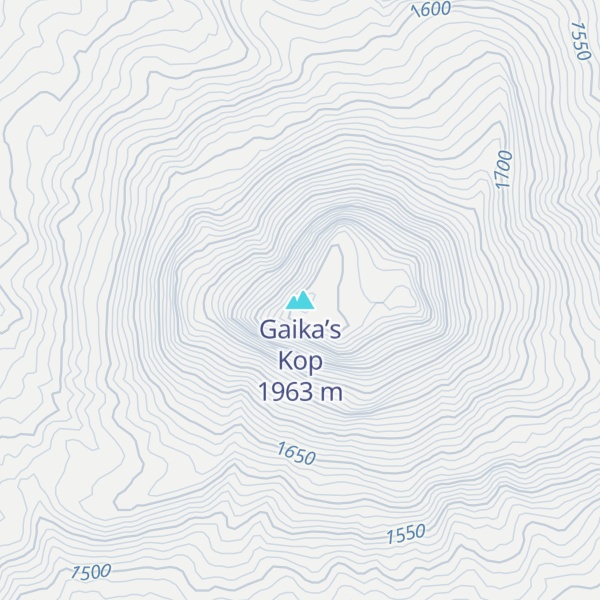 Map of Gaika’s Kop