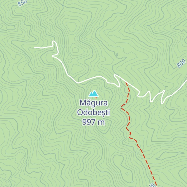 Map of Măgura Odobești