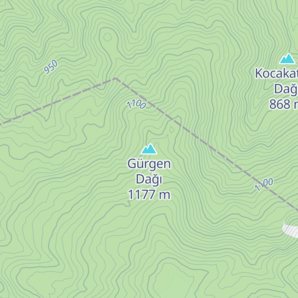 Map of Gürgen Dağı