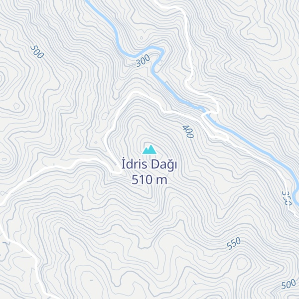 Map of İdris Dağı