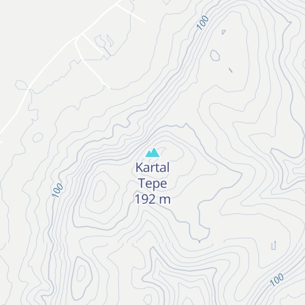 Map of Kartal Tepe