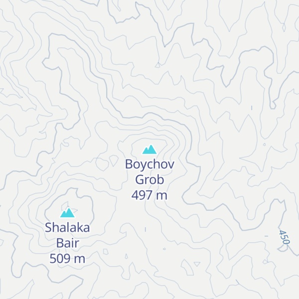 Map of Boychov Grob