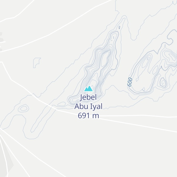 Map of Jebel Abu Iyal