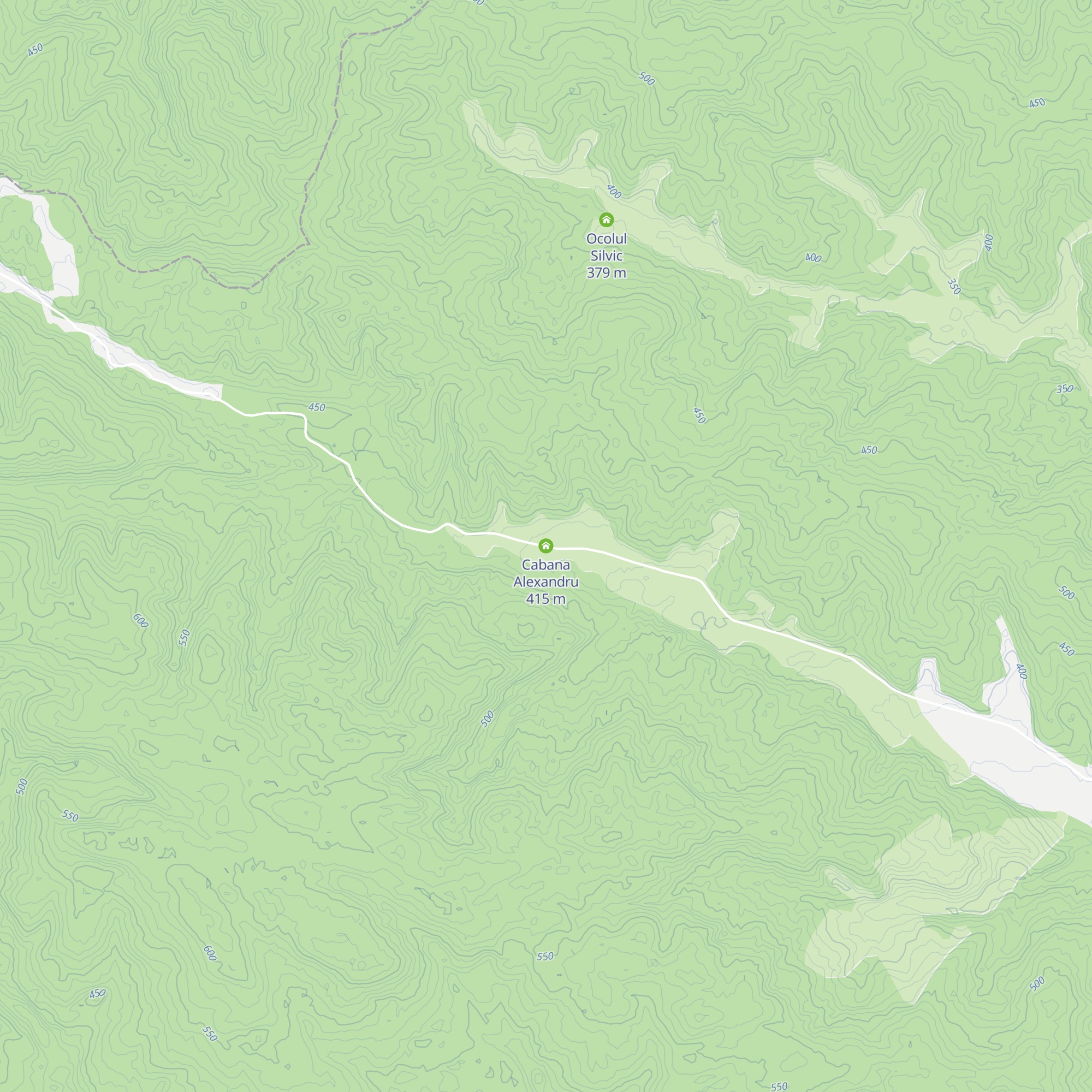 Cabana Alexandru map
