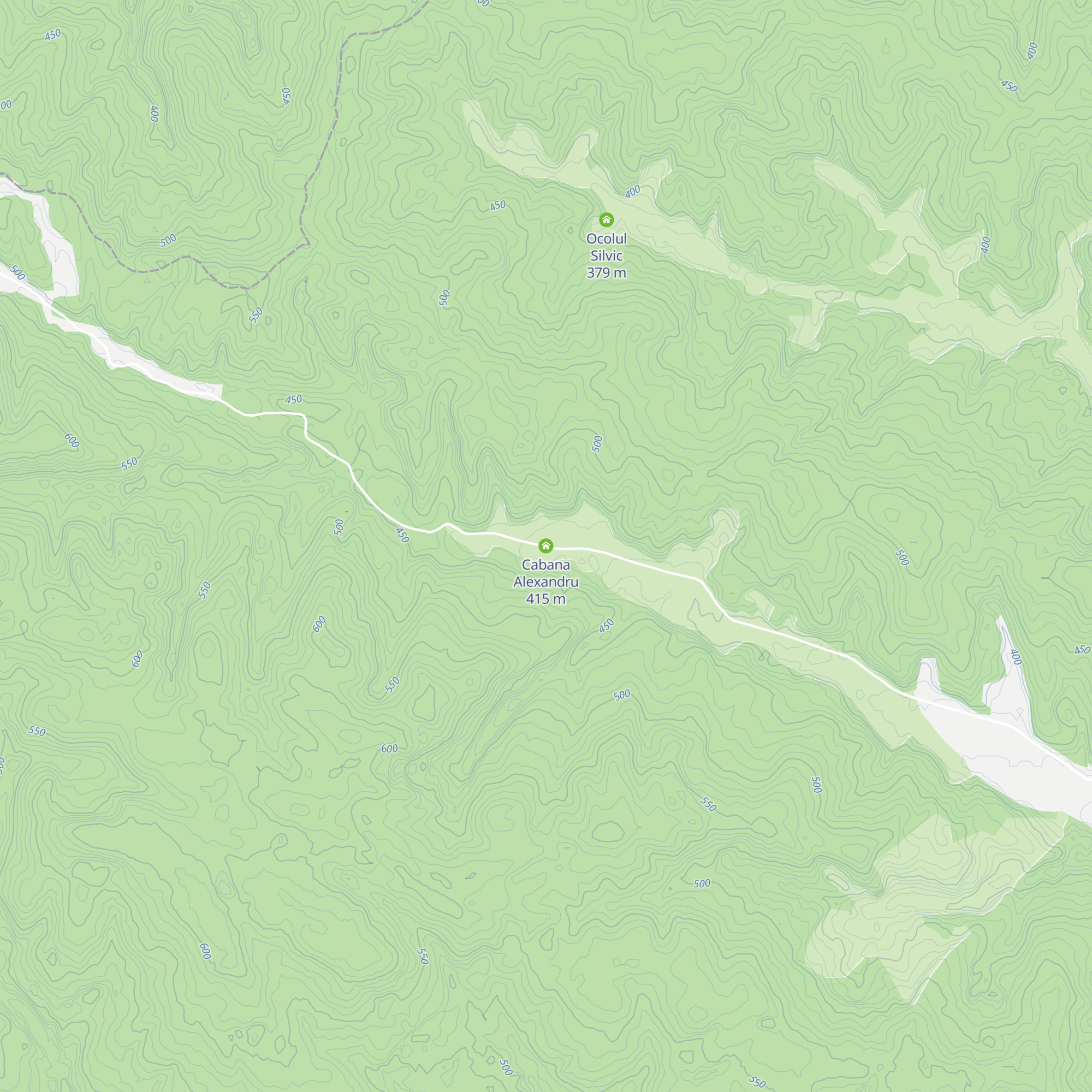 Cabana Alexandru map