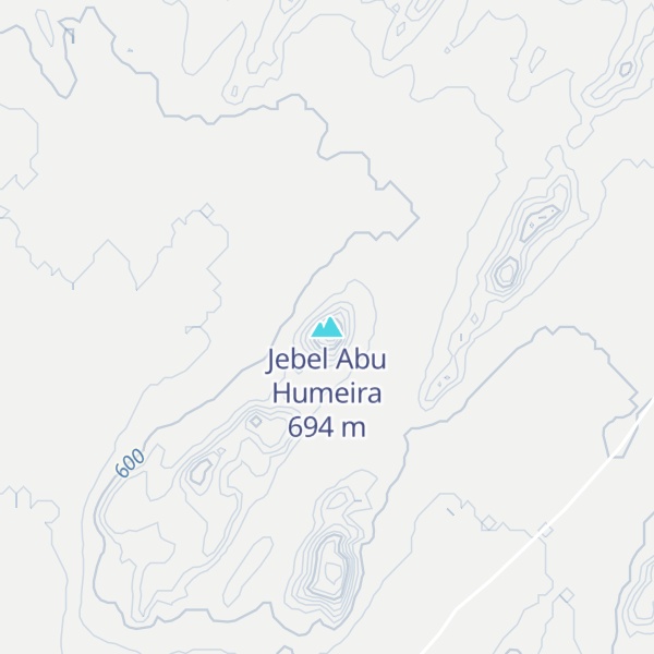 Map of Jebel Abu Humeira