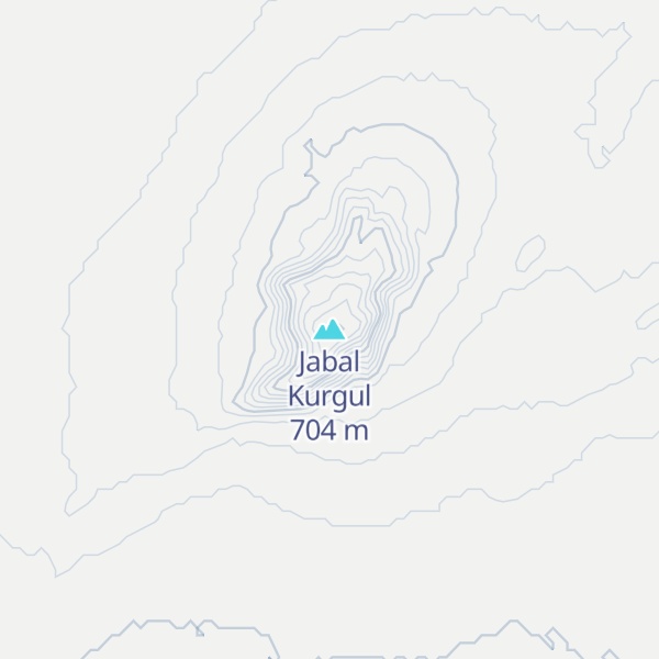 Map of Jabal Kurgul