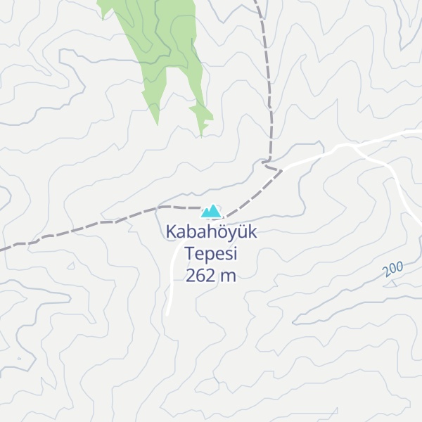 Map of Kabahöyük Tepesi