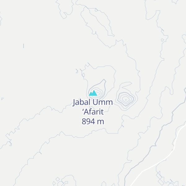 Map of Jabal Umm ‘Afarit