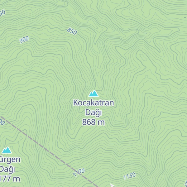 Map of Kocakatran Dağı