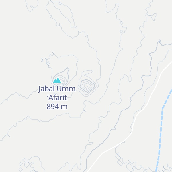 Map of Jabal Umm `Afarit