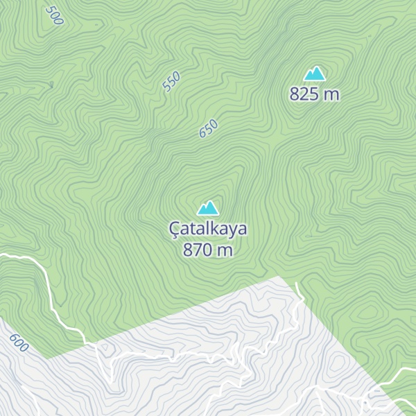 Map of Çatalkaya