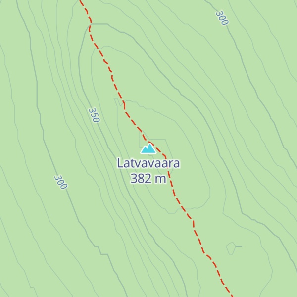 Map of Latvavaara