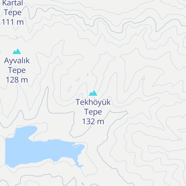 Map of Tekhöyük Tepe