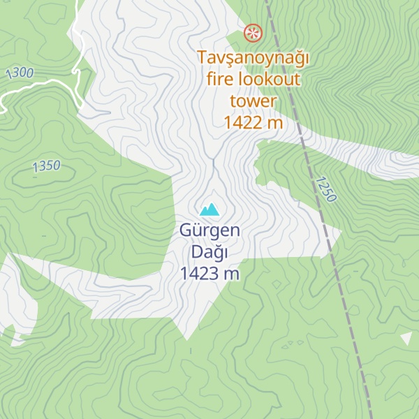 Map of Gürgen Dağı