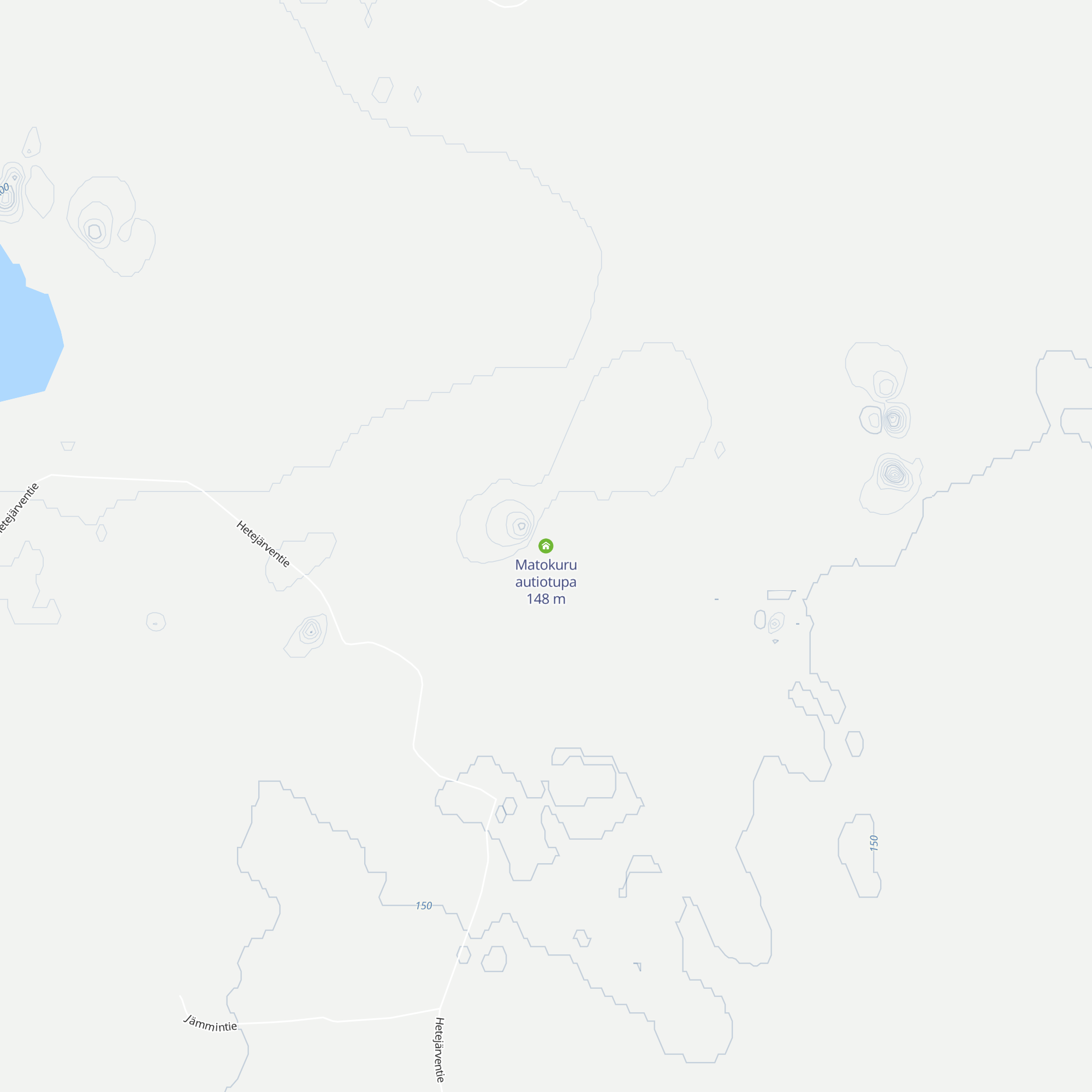 Matokuru autiotupa map