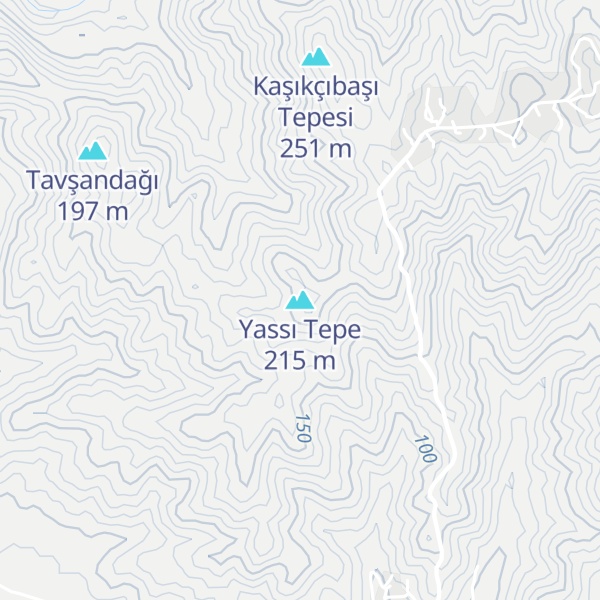 Map of Yassı Tepe