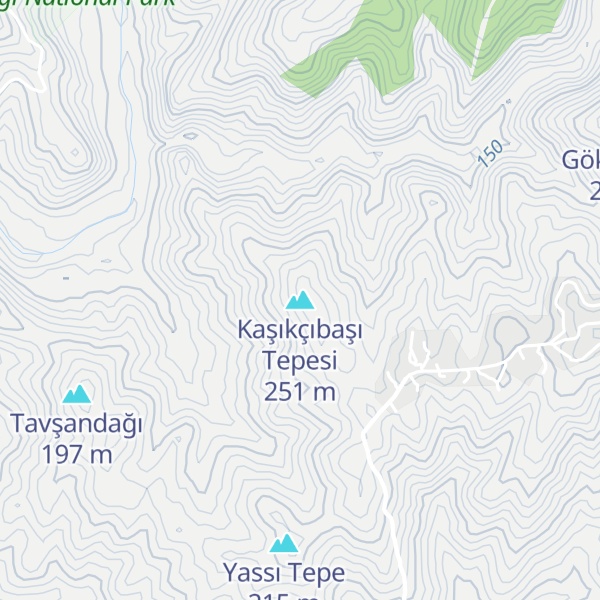 Map of Kaşıkçıbaşı Tepesi
