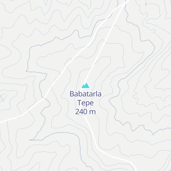 Map of Babatarla Tepe