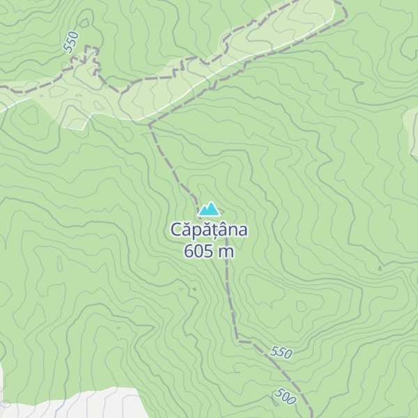 Map of Căpățâna