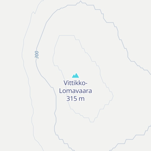 Map of Vittikko-Lomavaara