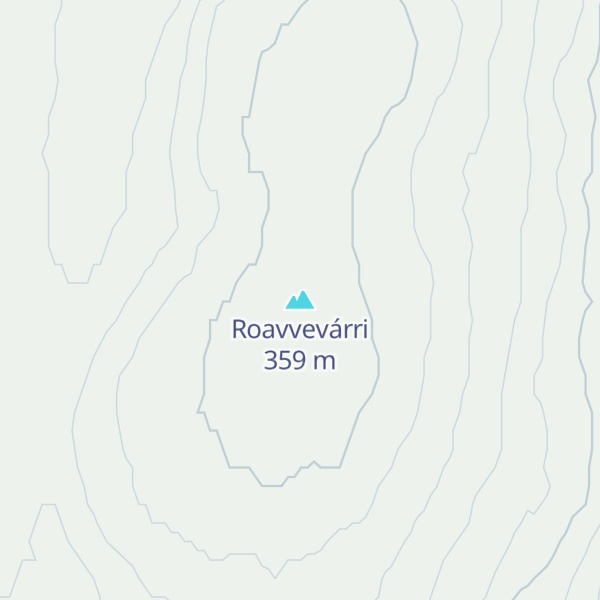 Map of Roavvevárri