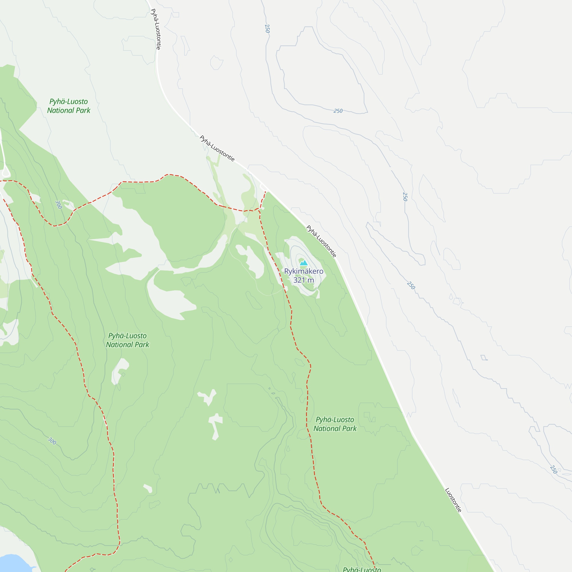Rykimäkero kota map